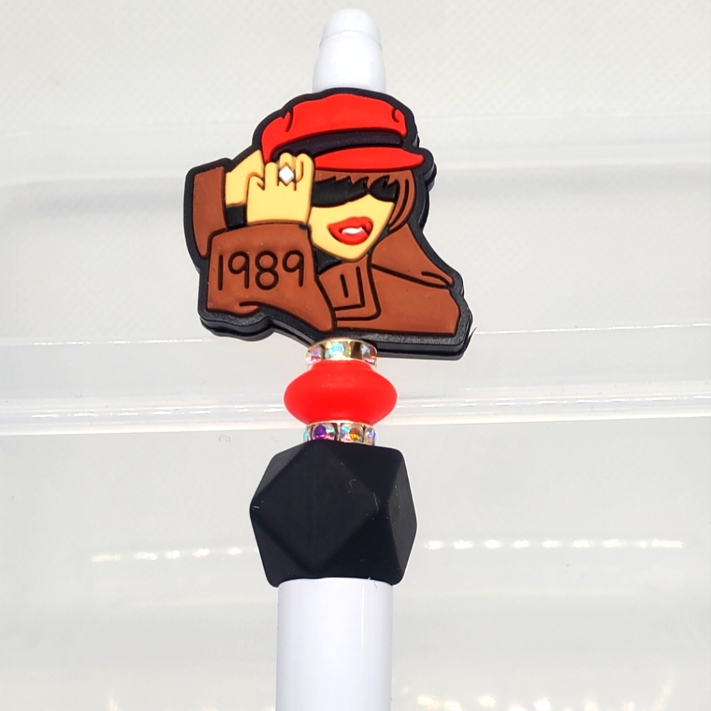 B2G1F Taylor Swift 1989 Beaded Pen, New